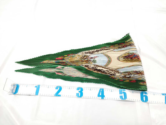 HERMES Carre Pleated Scarf