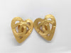 CHANEL 95p Heart Earrings