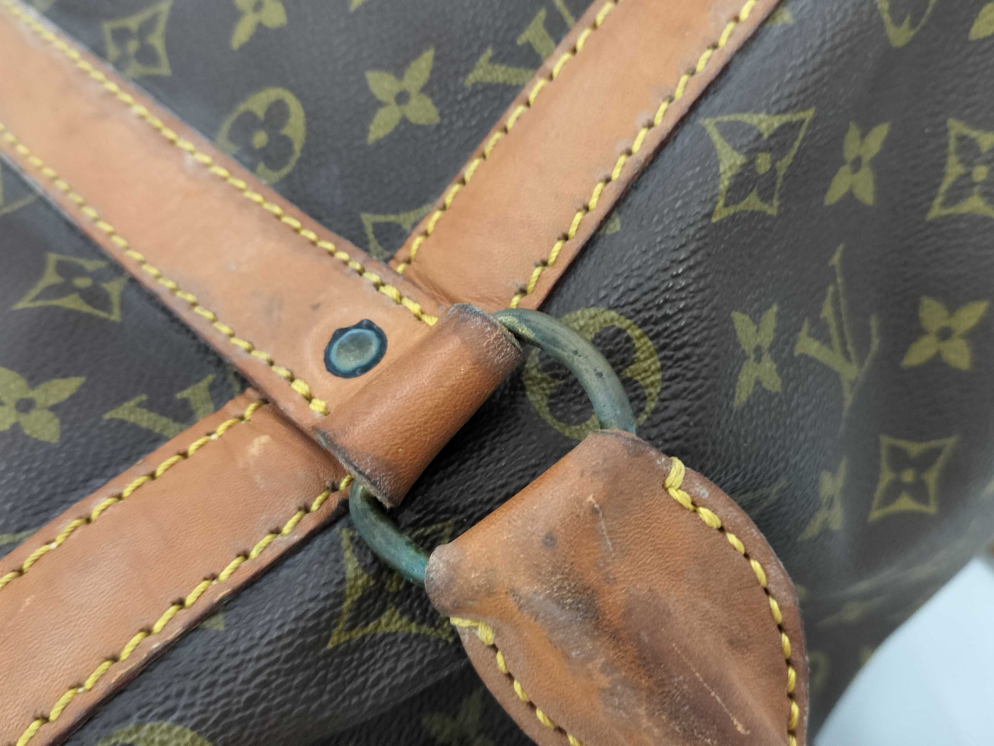 LOUIS VUITTON Unknown Monogram Sac-Champ M42024 Boston Bag