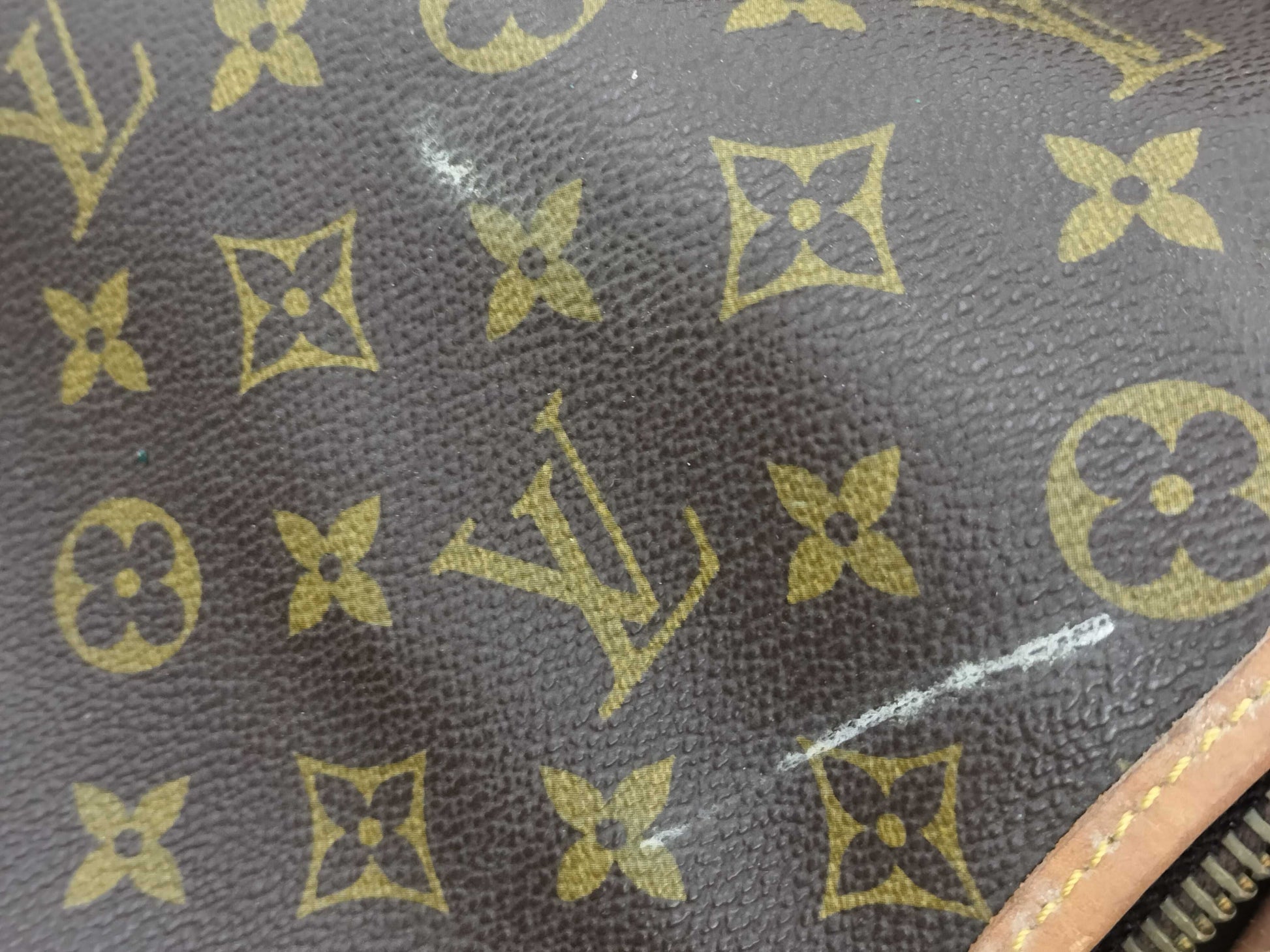 LOUIS VUITTON Unknown Monogram Sac-Champ M42024 Boston Bag
