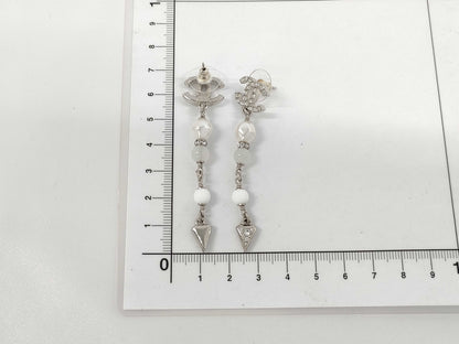 CHANEL F25 C Coco Mark Stone Earrings
