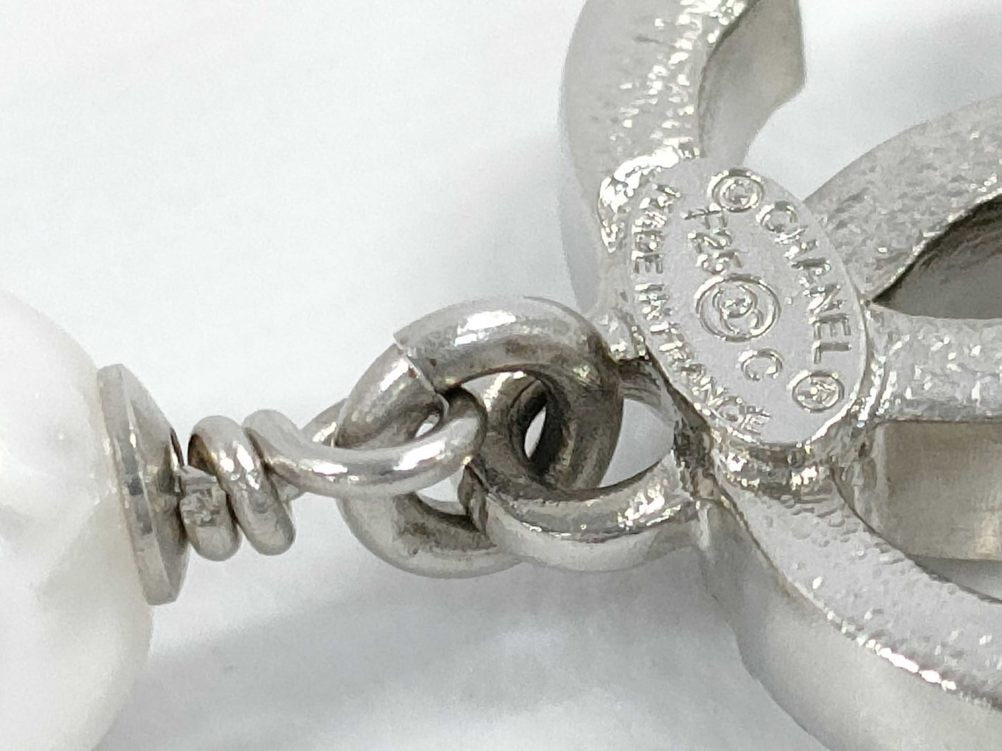 CHANEL F25 C Coco Mark Stone Earrings