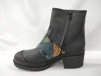 BURBERRY Python Embossed Short Boots Other Shoes