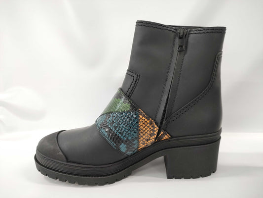 BURBERRY Python Embossed Short Boots Other Shoes