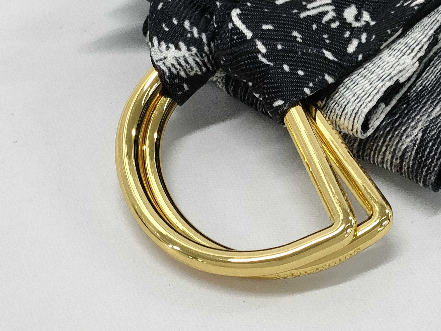 BURBERRY Silk Black Belt