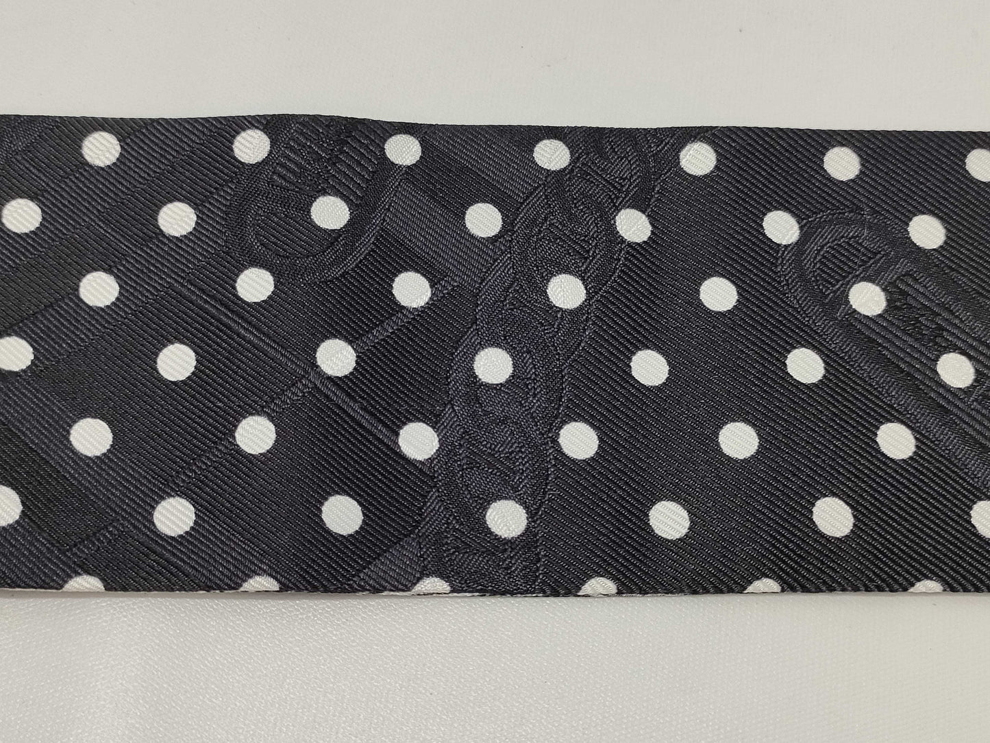 BURBERRY Silk Black Belt