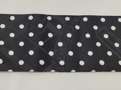 BURBERRY Silk Black Belt