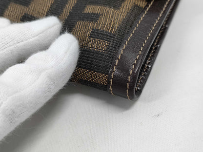 FENDI Zucca long wallet