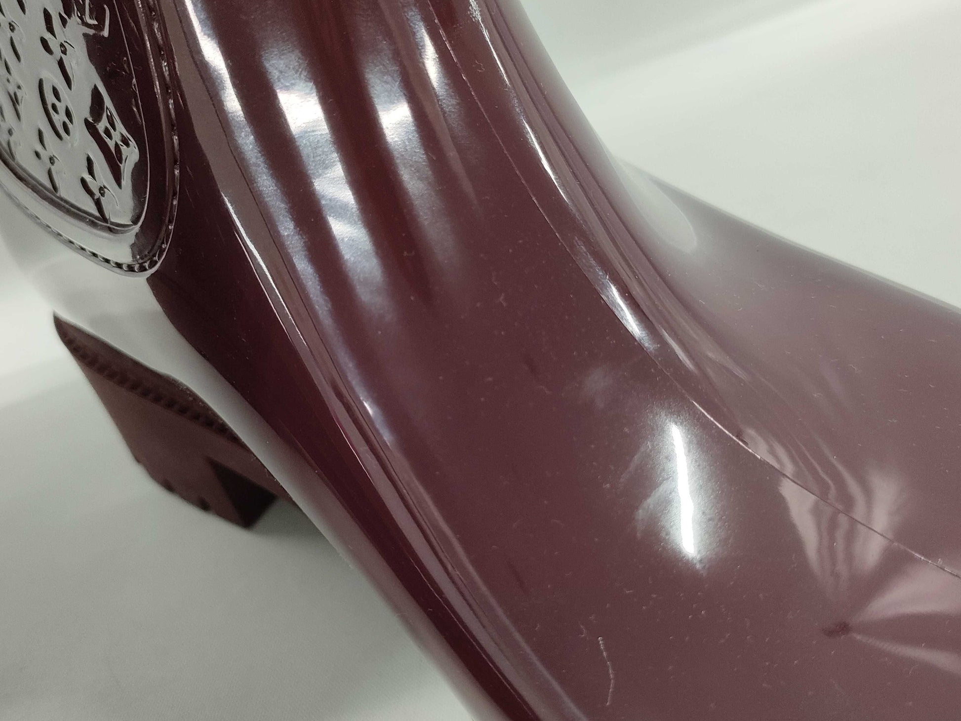 LOUIS VUITTON Splash Line Long Boots with Accessories Rain Boots