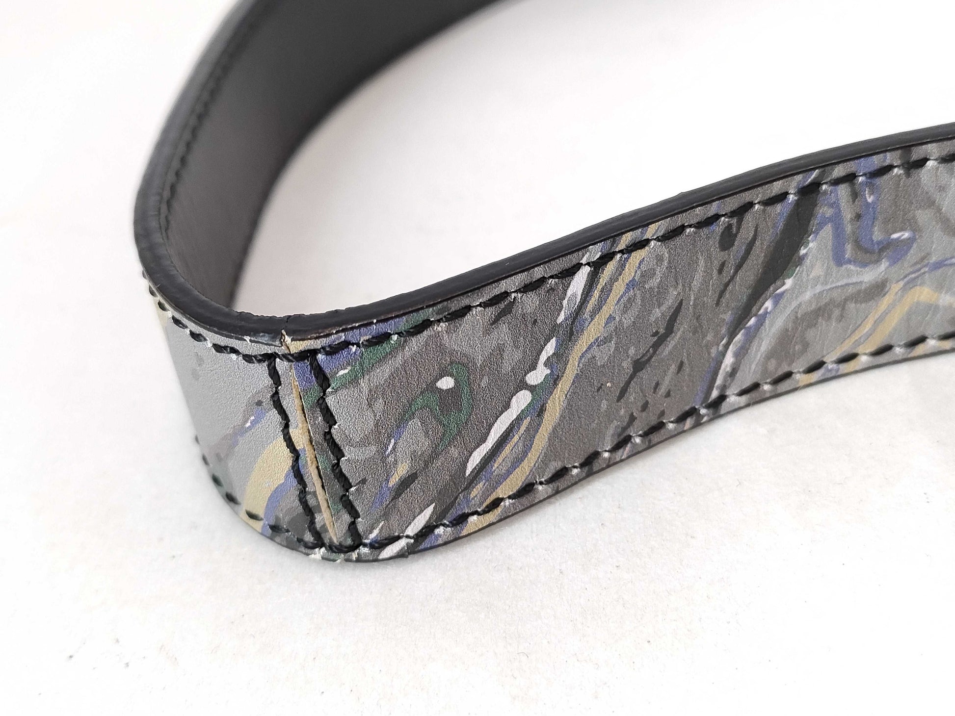 FENDI Box Vertical Shoulder Marble Pattern Shoulder Bag