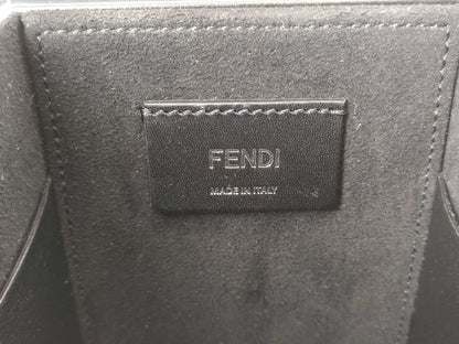 FENDI Box Vertical Shoulder Marble Pattern Shoulder Bag