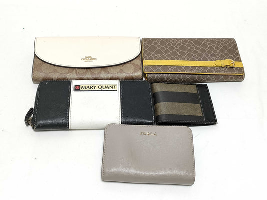 COACH/FURLA 5-Piece Wallet Set