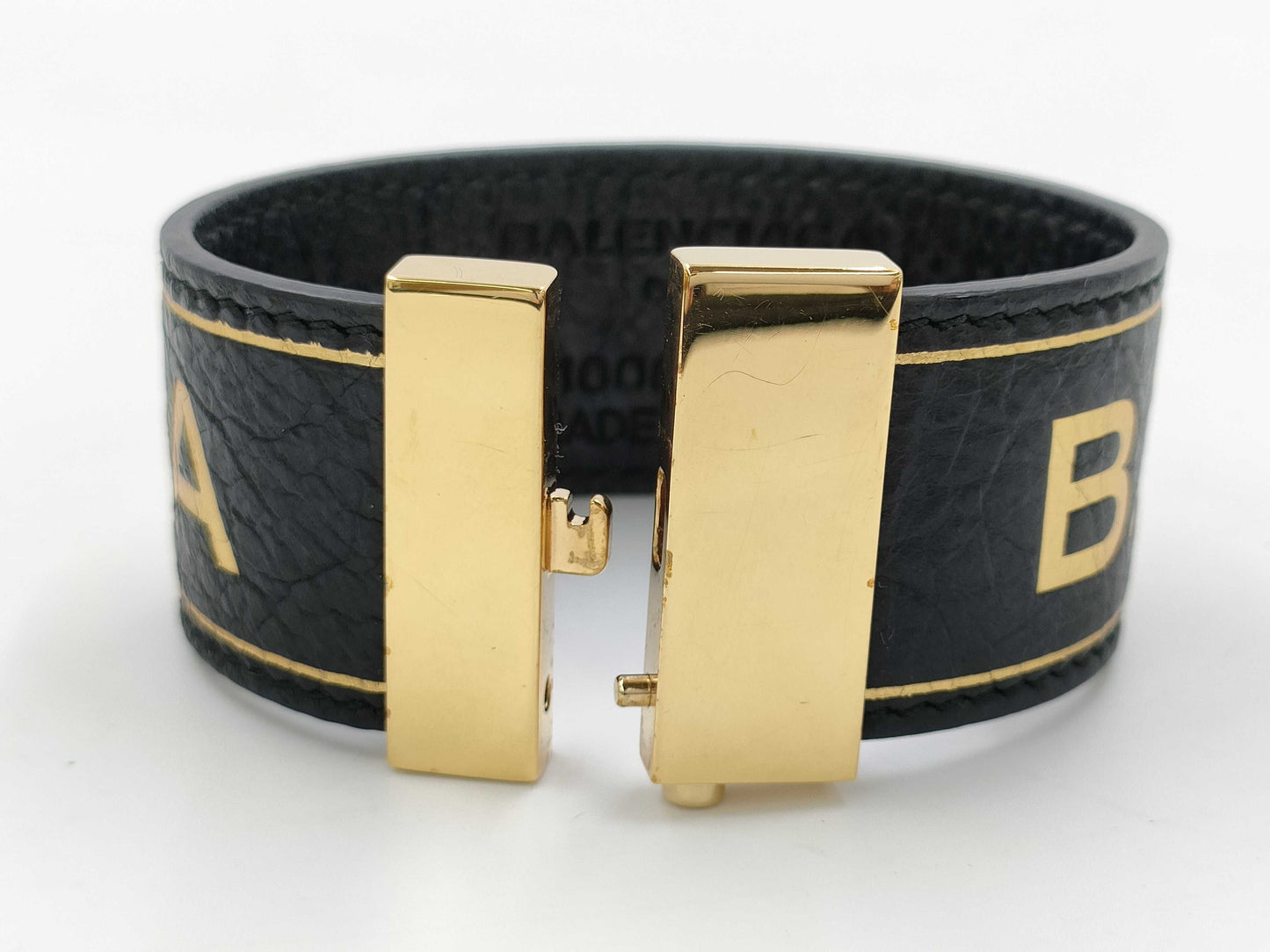 BALENCIAGA Bangle/Bracelet Logo Leather Bracelet/Bangle