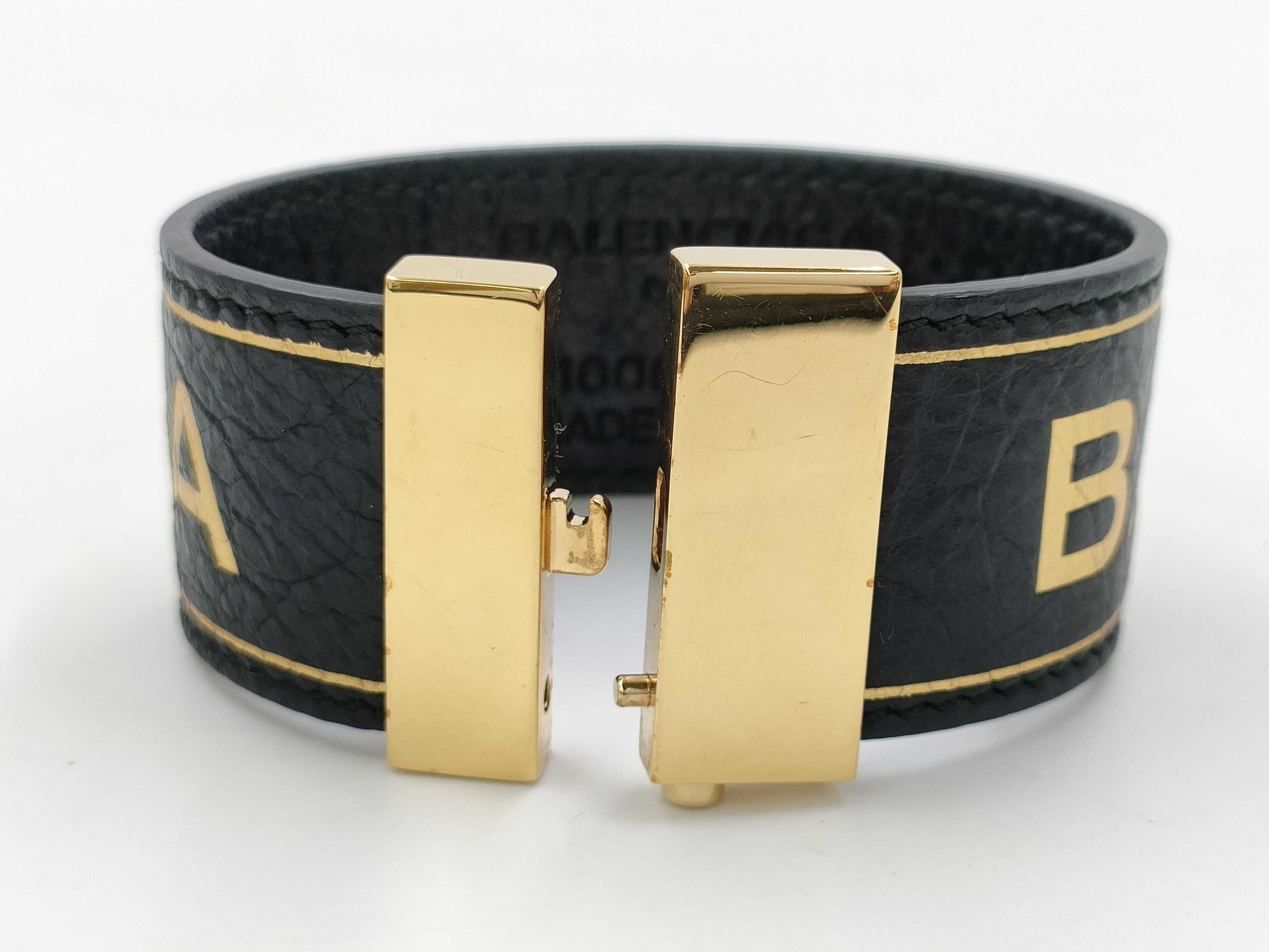 BALENCIAGA Bangle/Bracelet Logo Leather Bracelet/Bangle