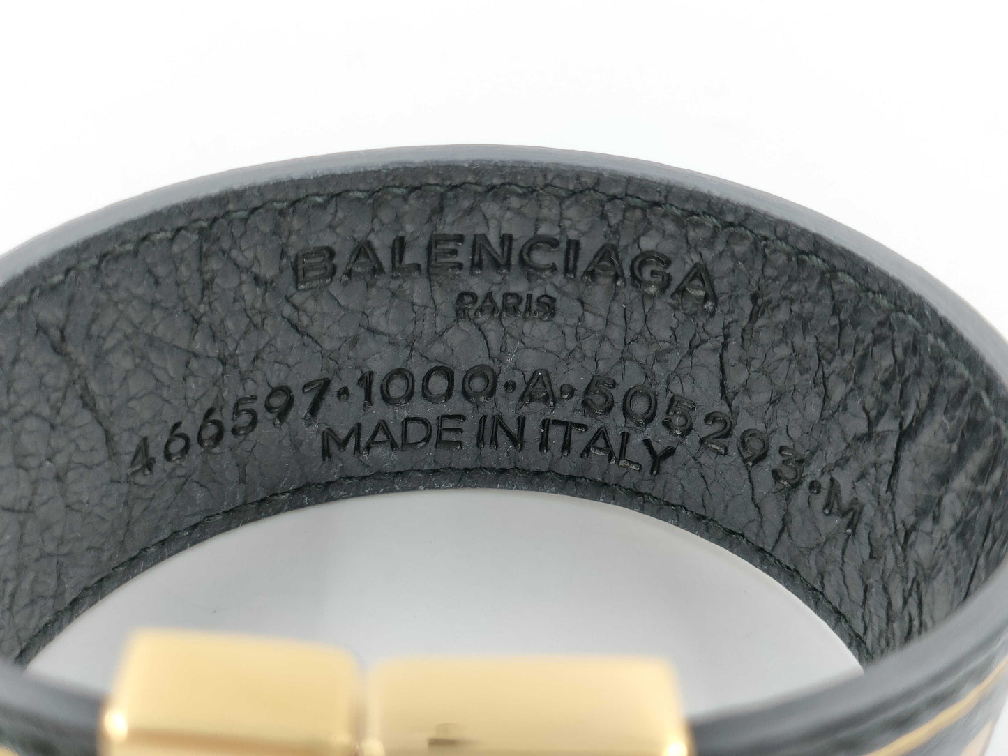 BALENCIAGA Bangle/Bracelet Logo Leather Bracelet/Bangle