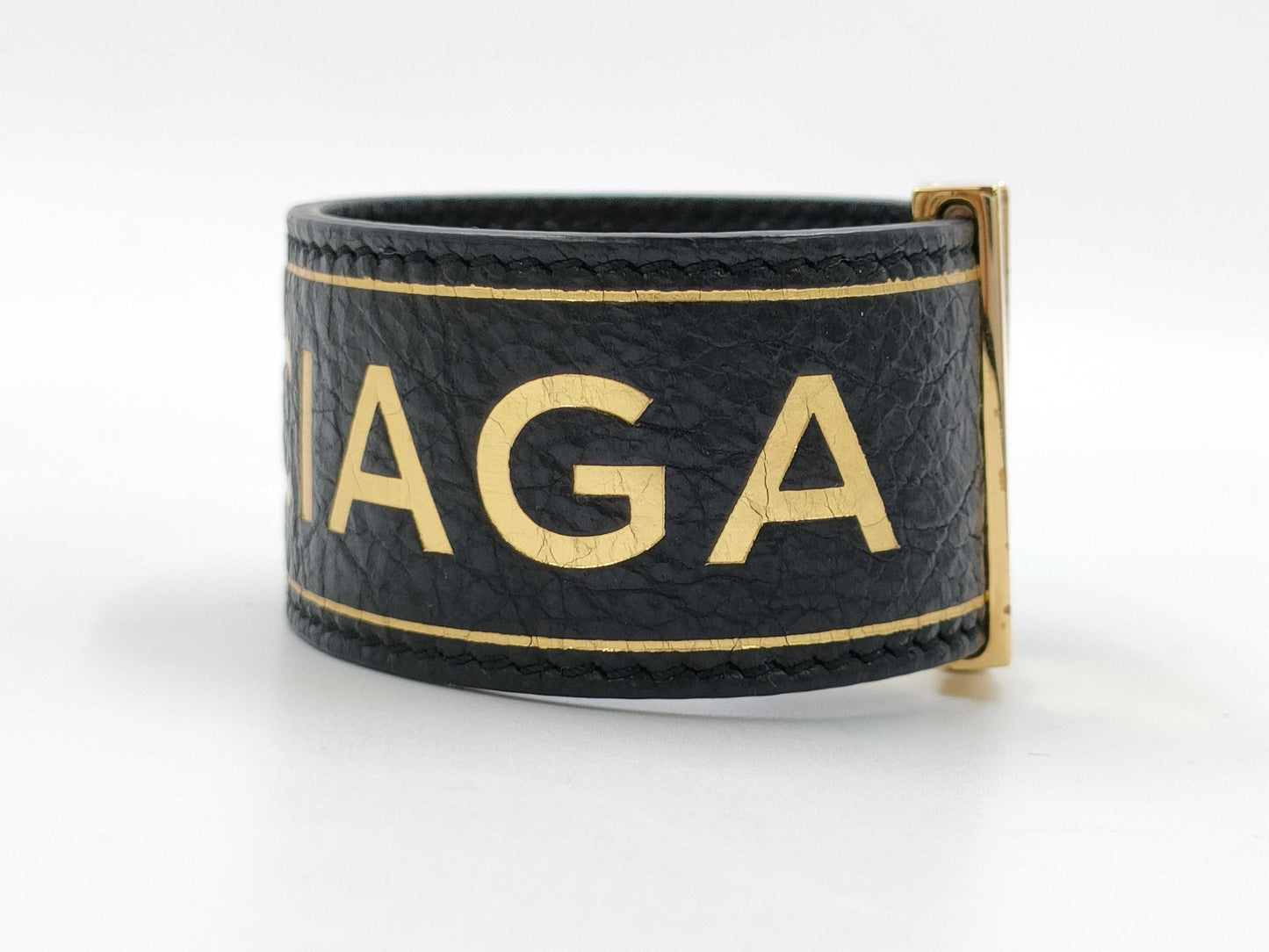 BALENCIAGA Bangle/Bracelet Logo Leather Bracelet/Bangle