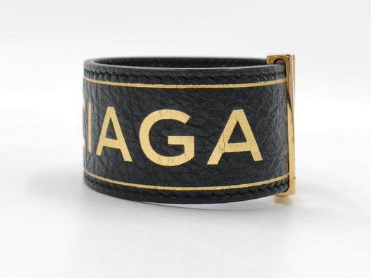 BALENCIAGA Bangle/Bracelet Logo Leather Bracelet/Bangle