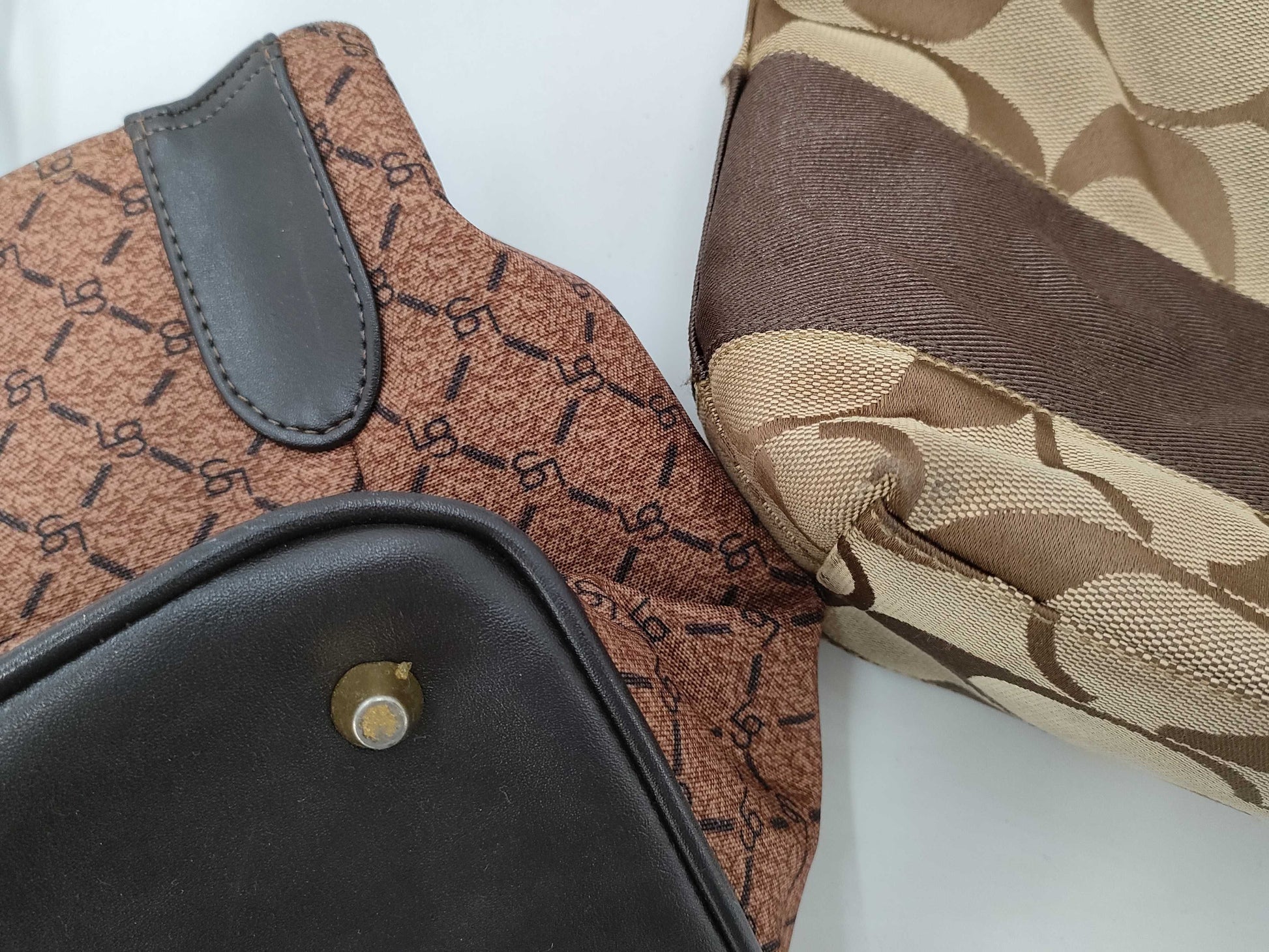 COACH Signature F11099 / Louis Giorgio / Russet / Michel Klein Tote Bag Handbag
