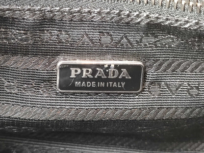 PRADA Nylon Handbag Triangle Plate Handbag
