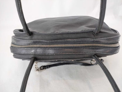 PRADA Nylon Handbag Triangle Plate Handbag
