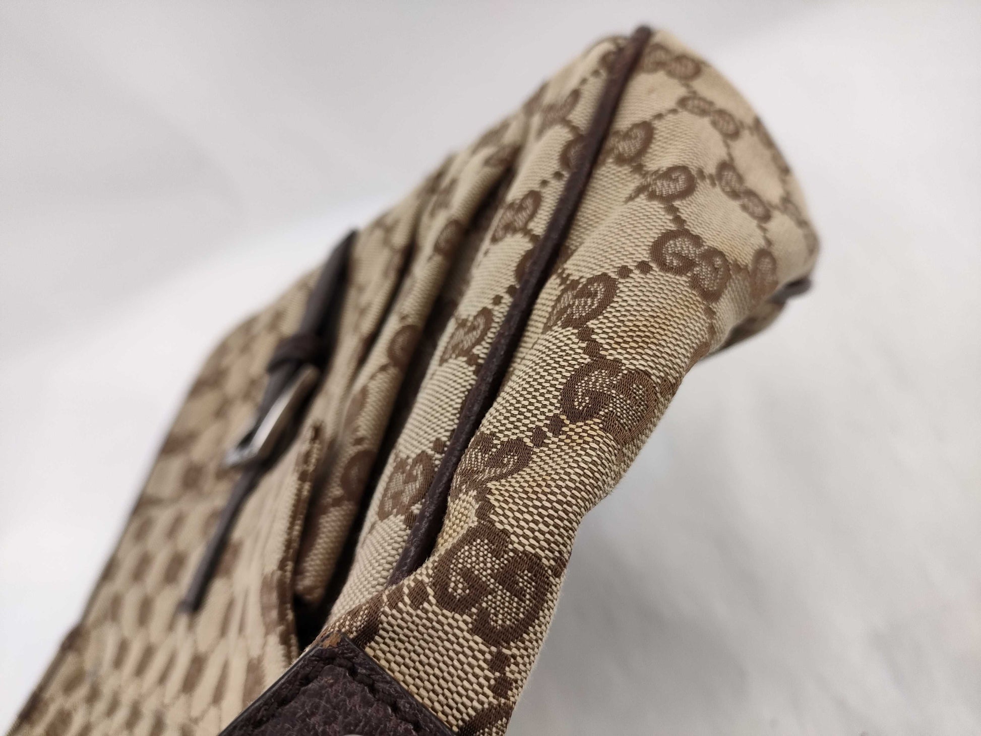 GUCCI GG Canvas 114272 214397 Shoulder Bag