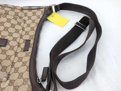 GUCCI GG Canvas 114272 214397 Shoulder Bag