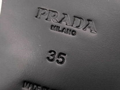 PRADA Triangle Plate Enamel Other Shoes