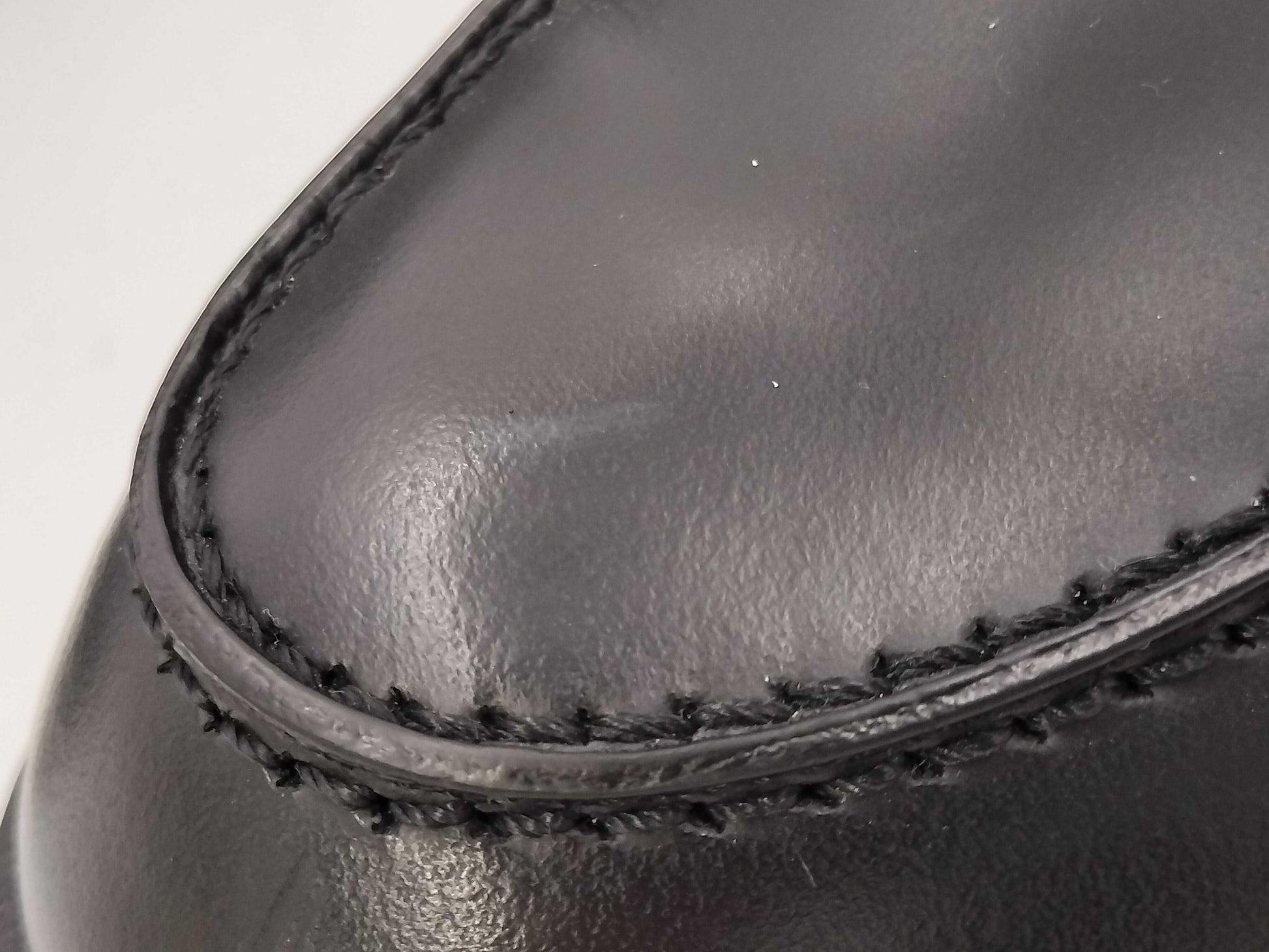 HERMES Kelly Short Boots Derby First Black Loafers