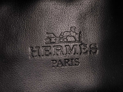 HERMES Kelly Short Boots Derby First Black Loafers