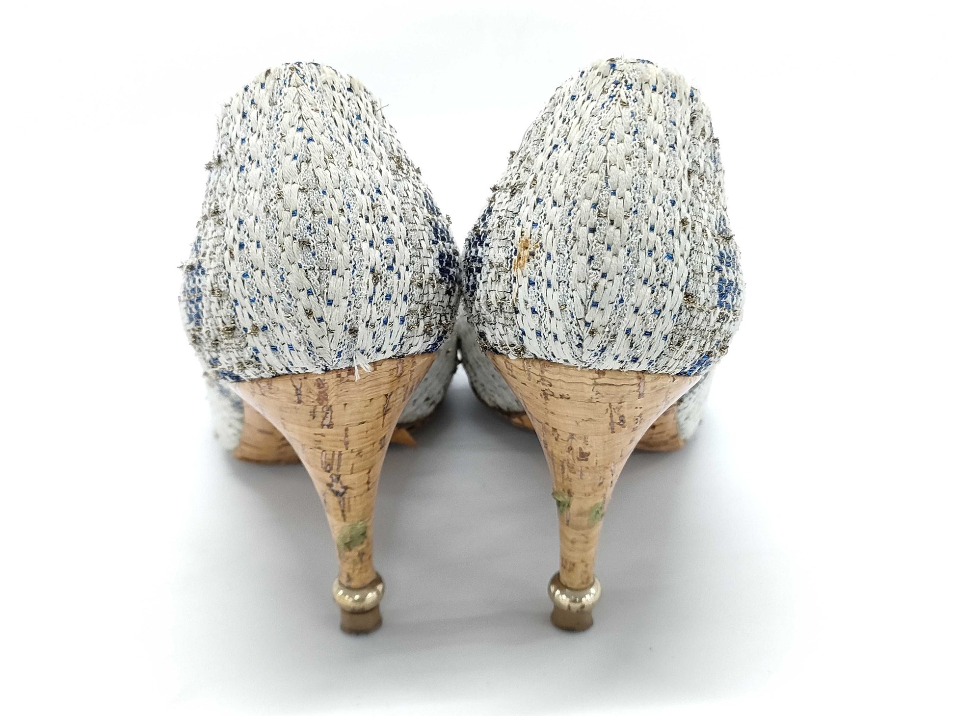 CHANEL Tweed High Heel Pumps