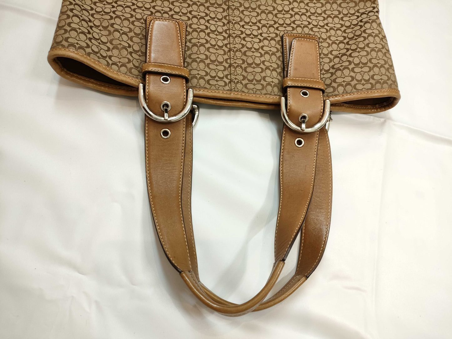 COACH Signature 18651/6279/6383/13341 Hand Tote and other 4-piece handbag set