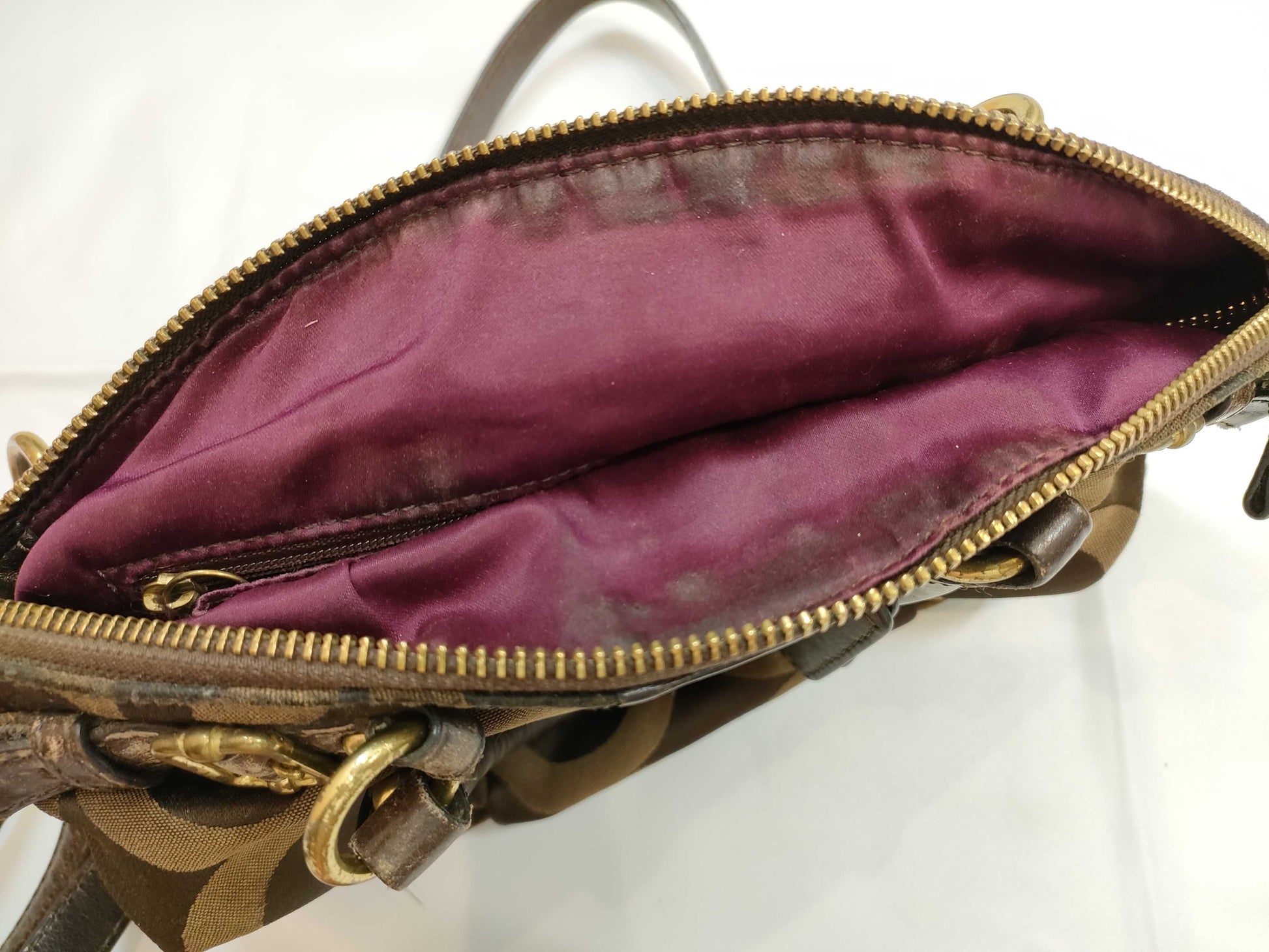 COACH Signature 18651/6279/6383/13341 Hand Tote and other 4-piece handbag set