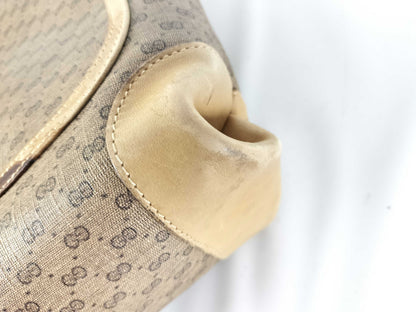 GUCCI Old PVC Sherry Tote Bag
