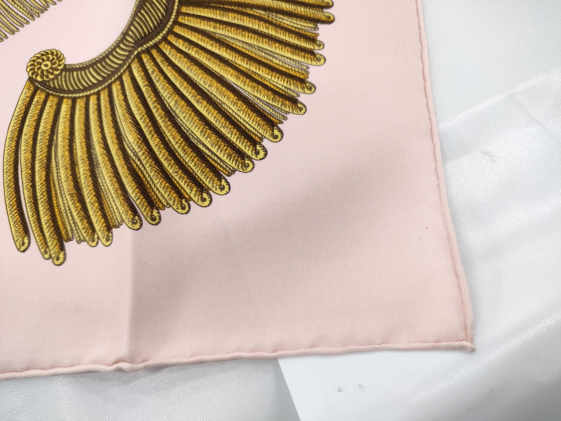 HERMES Carre Pink Scarf