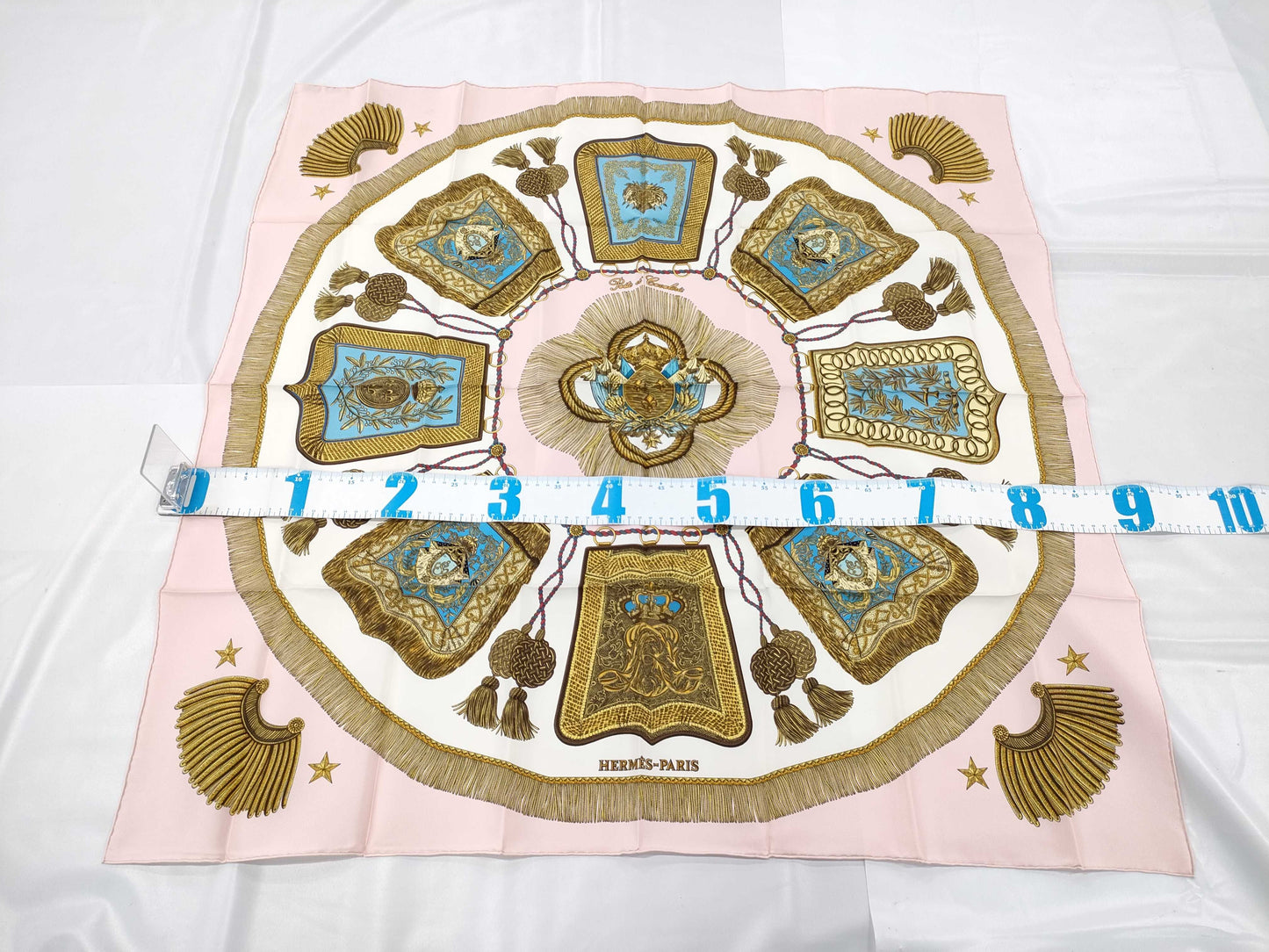 HERMES Carre Pink Scarf