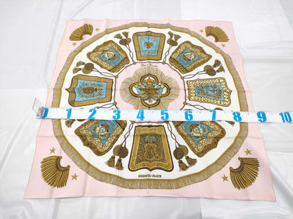 HERMES Carre Pink Scarf