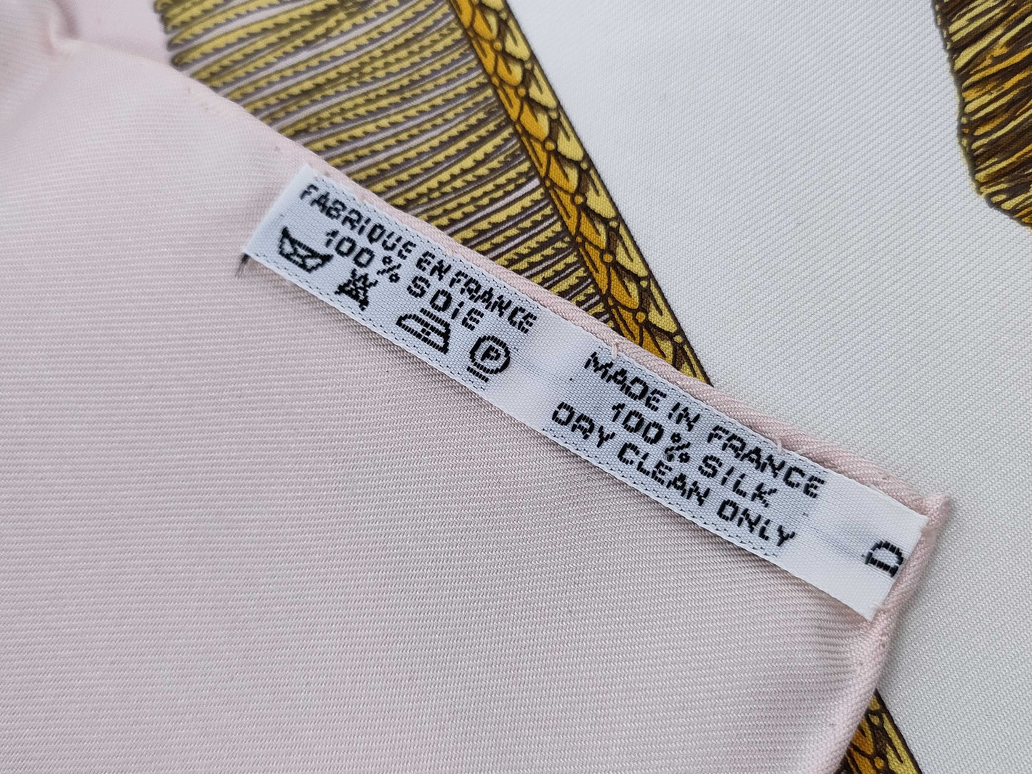 HERMES Carre Pink Scarf