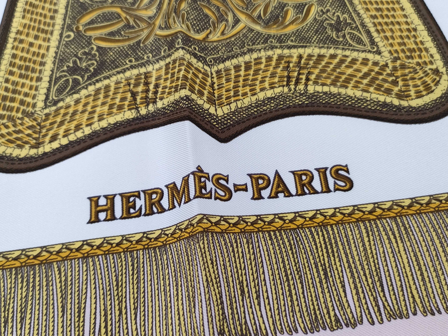 HERMES Carre Pink Scarf