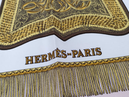 HERMES Carre Pink Scarf