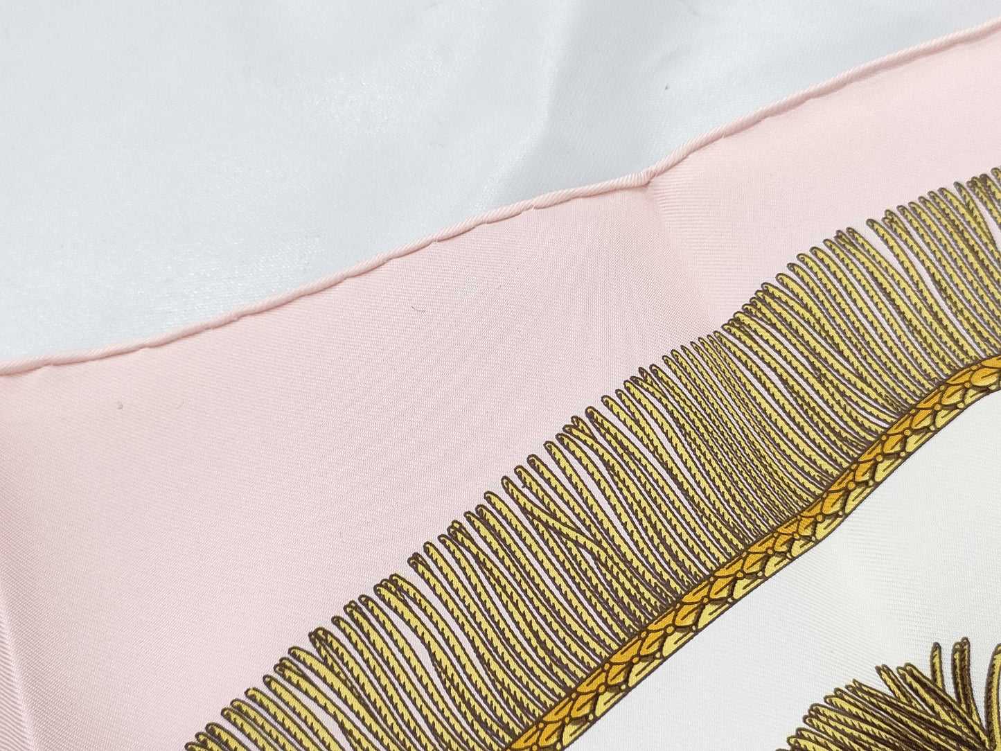 HERMES Carre Pink Scarf