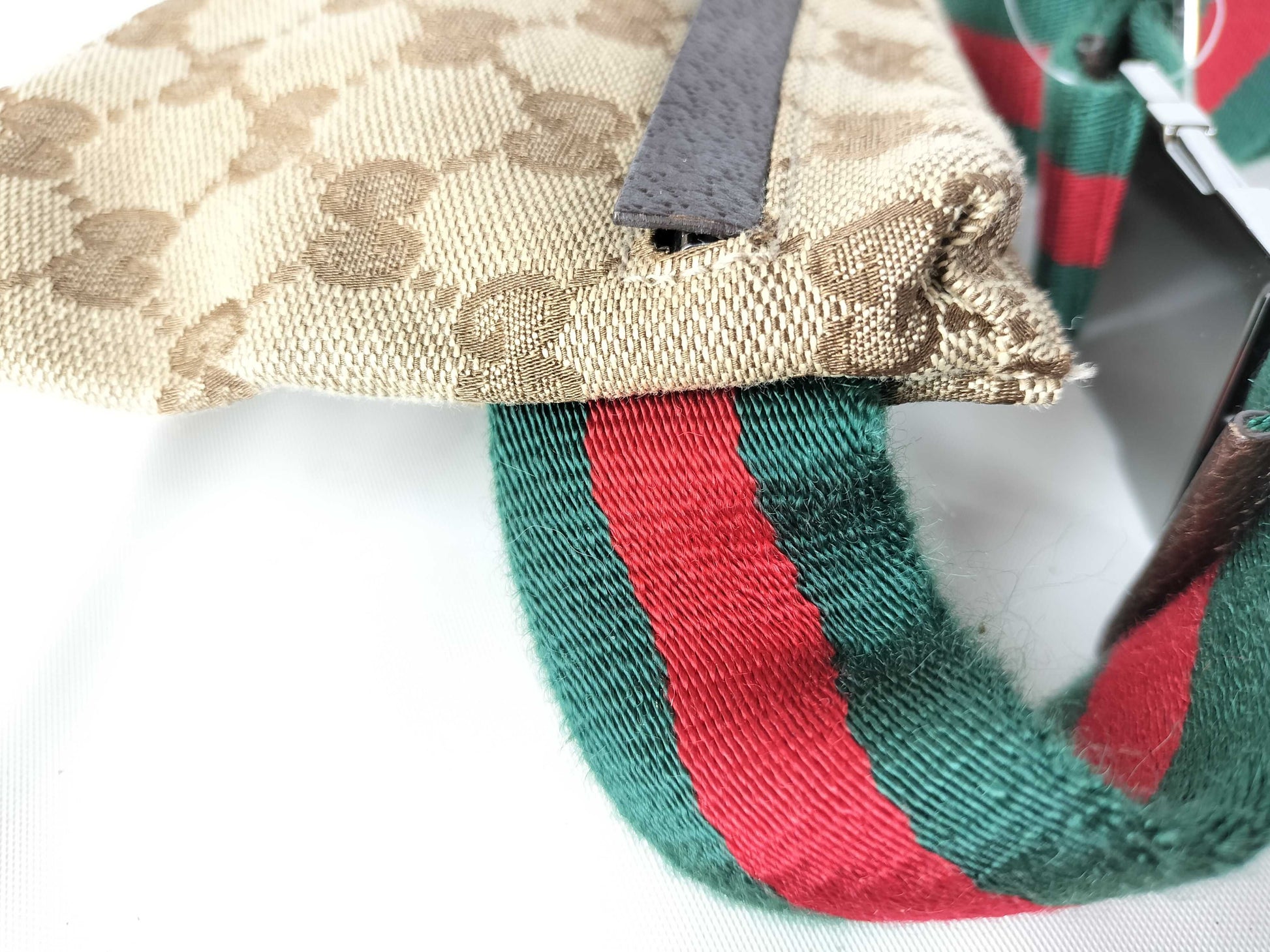 GUCCI GG Canvas 162962 Waist Pouch Waist Bag