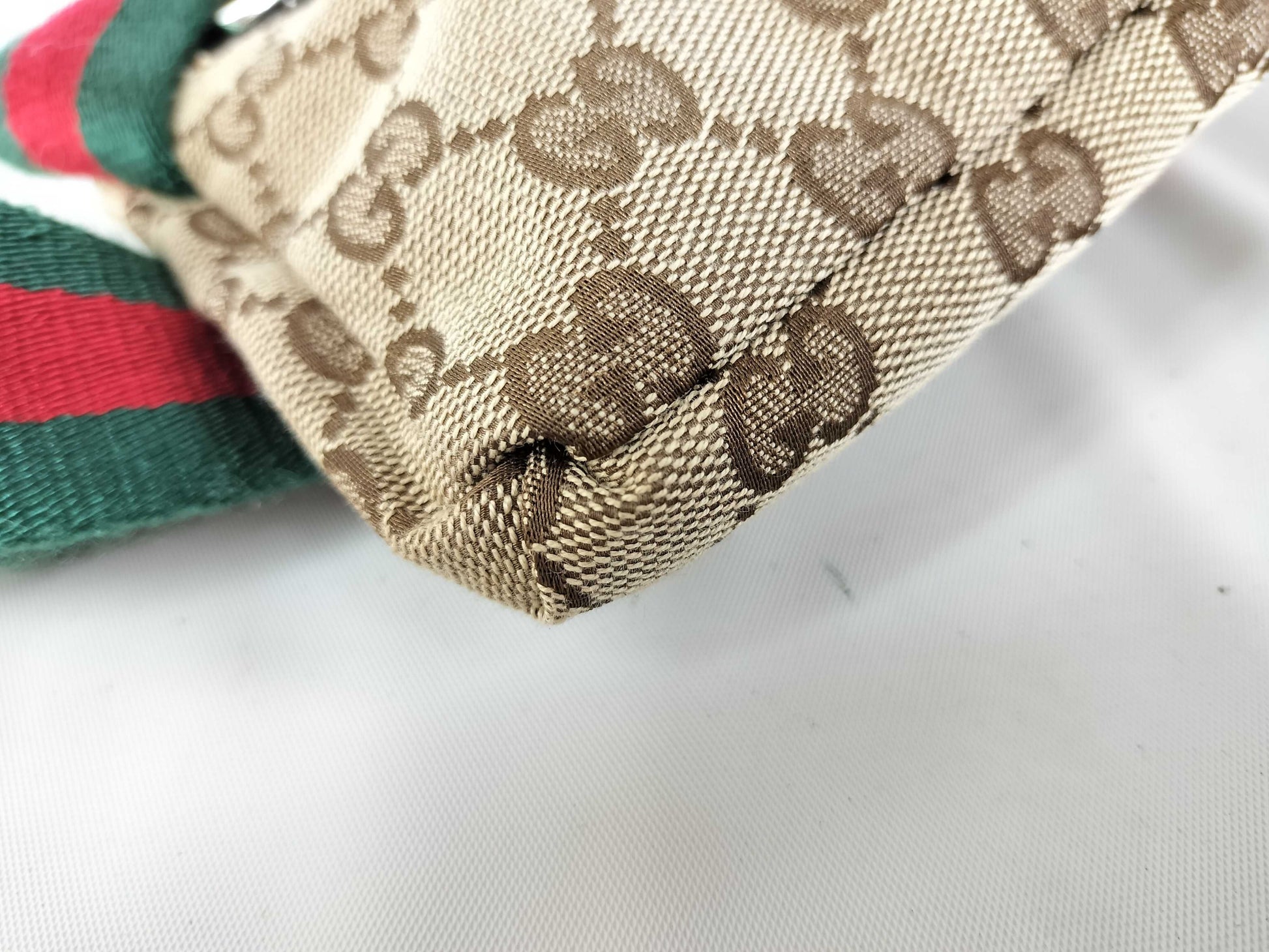 GUCCI GG Canvas 162962 Waist Pouch Waist Bag