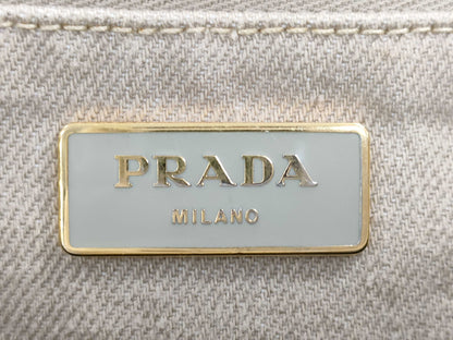 PRADA Canapa Tote Bag