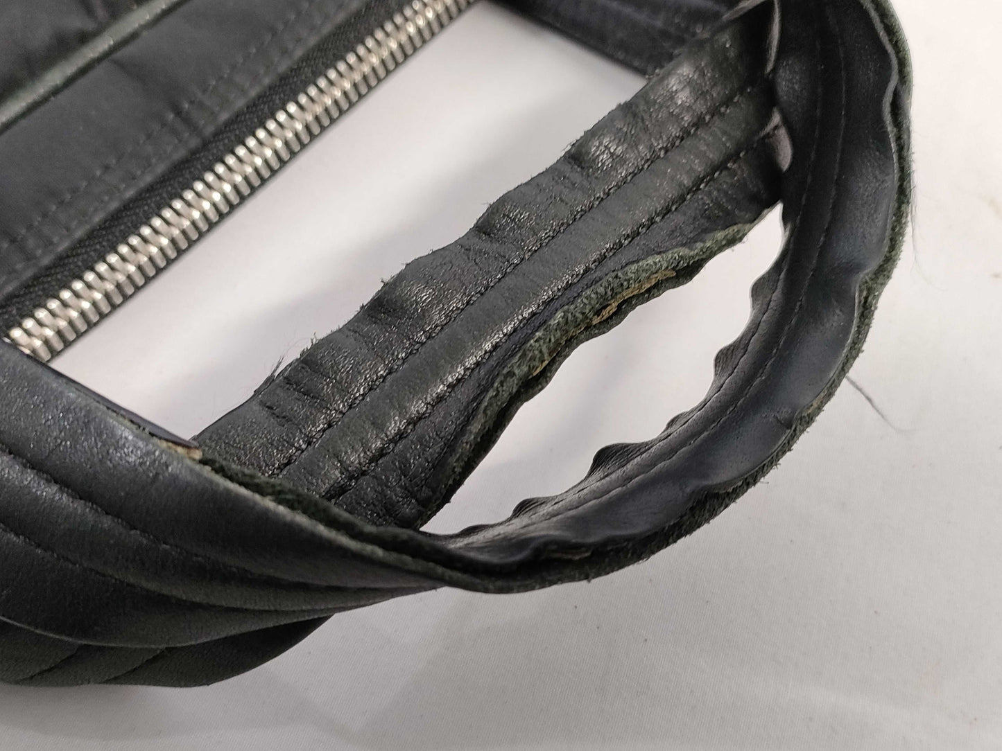 COACH Leather 2-Way Handbag Black F70323 Handbag