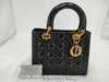 Dior Lady Dior Enamel Handbag Handbag