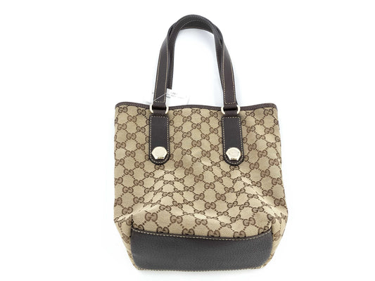 GUCCI GG Canvas Mini Tote 153361 203998 Handbag