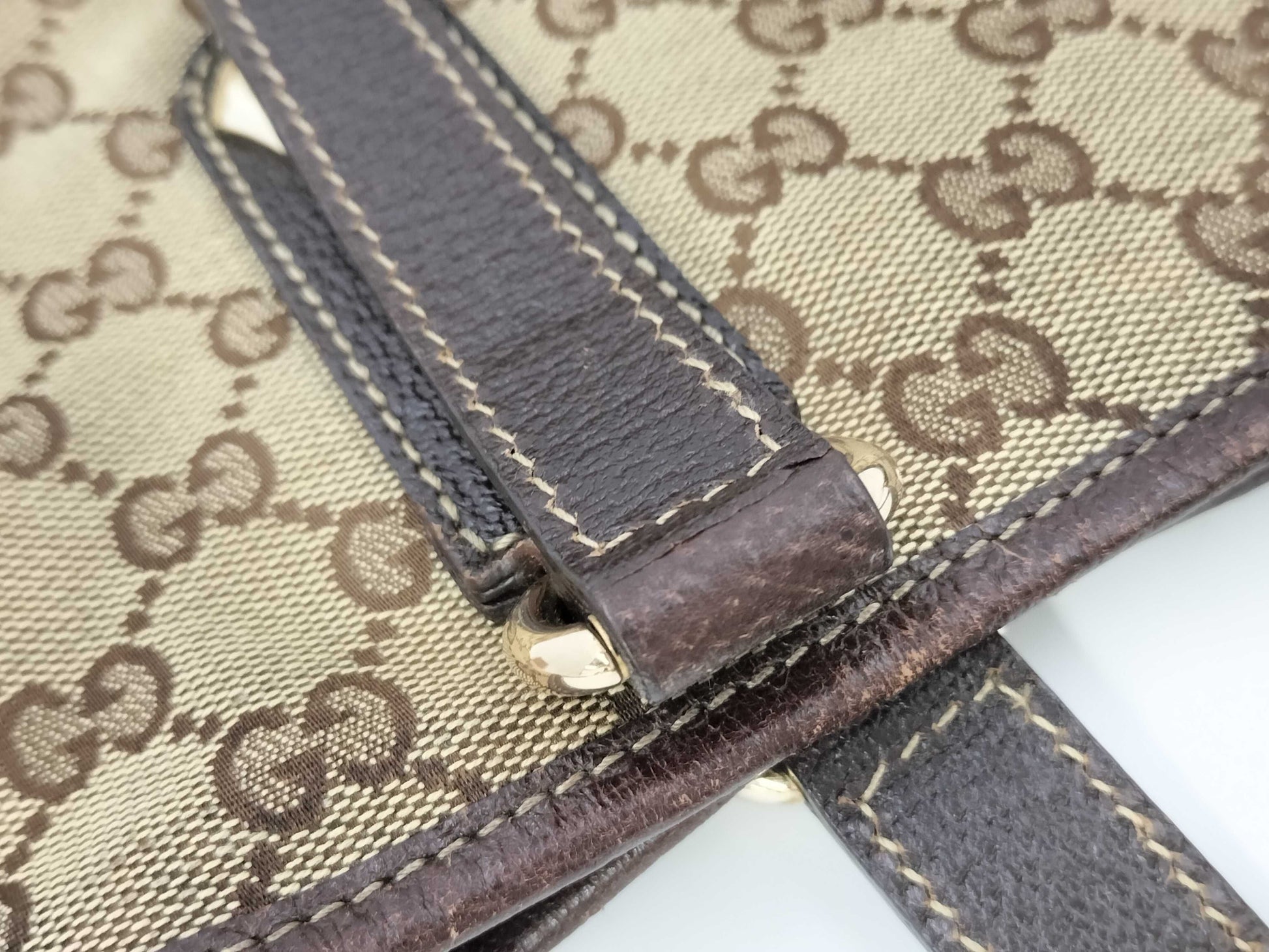 GUCCI GG Canvas Mini Tote 153361 203998 Handbag