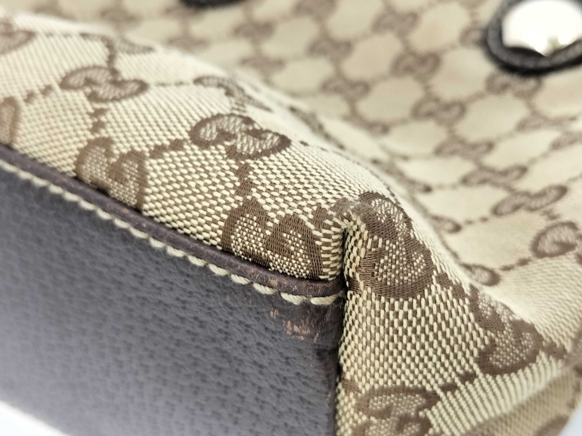 GUCCI GG Canvas Mini Tote 153361 203998 Handbag