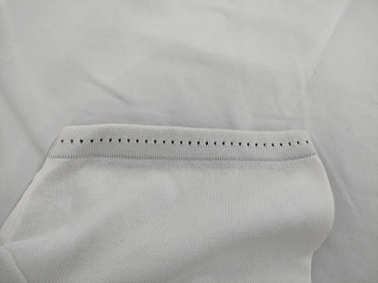 CHANEL Vertical Logo Knit T-Shirt with Missing Tag