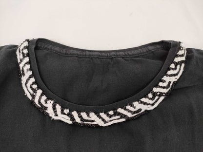 CHANEL Pocket Coco Button Black Sleeveless Top with Missing Tag Other Apparel
